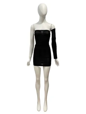 1990s DOLCE & GABBANA Tube Dress / Sleeve