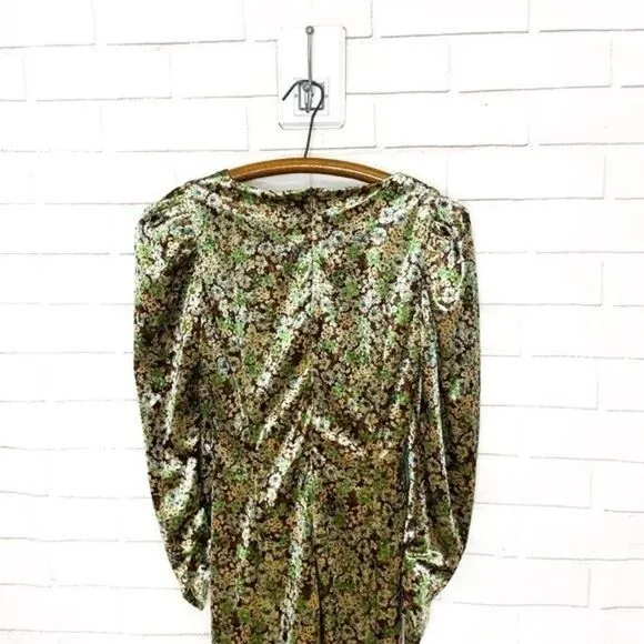 2 for $30 ZARA Velvet Floral Mini Dress