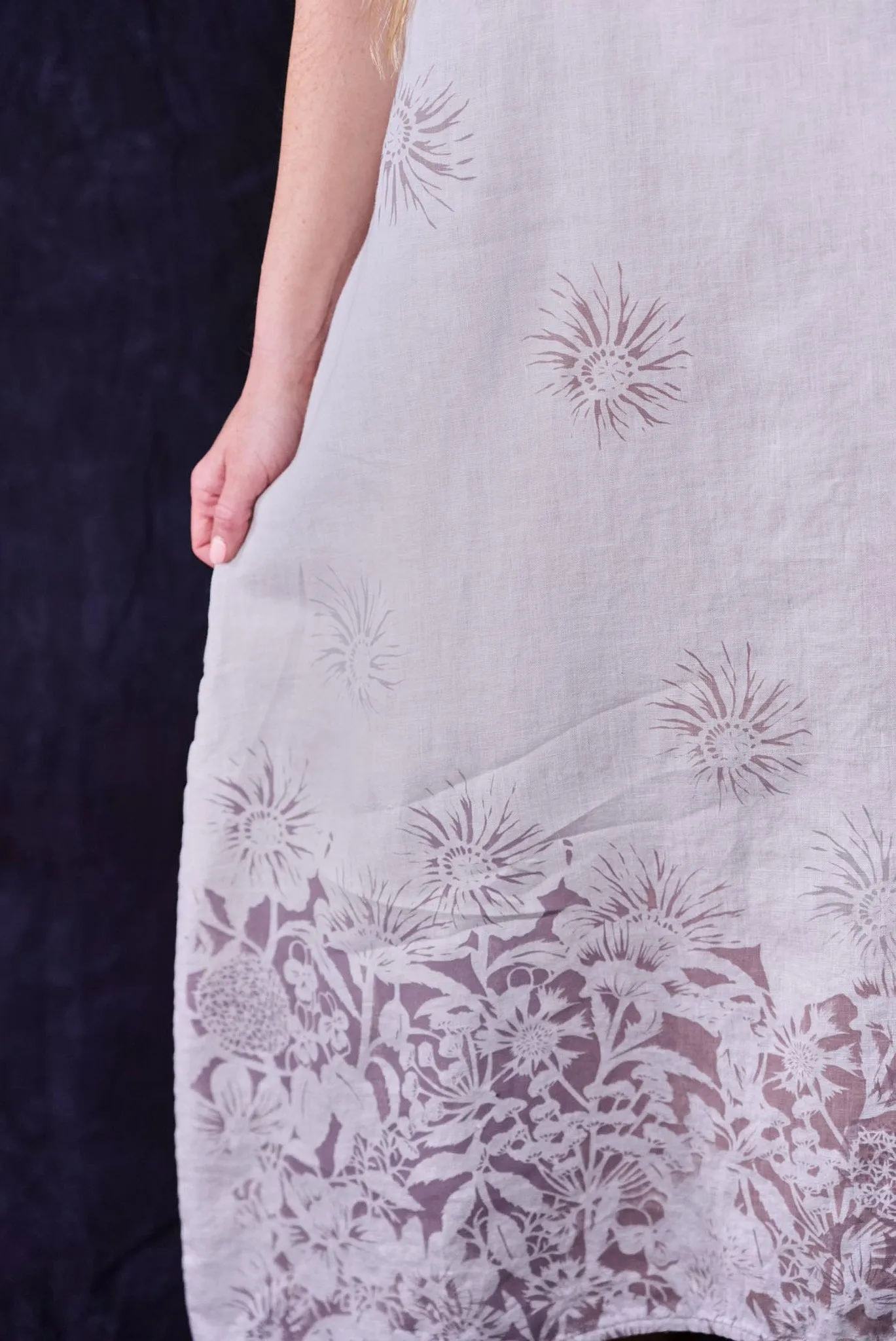 2337 Linen Sundress Fog-P