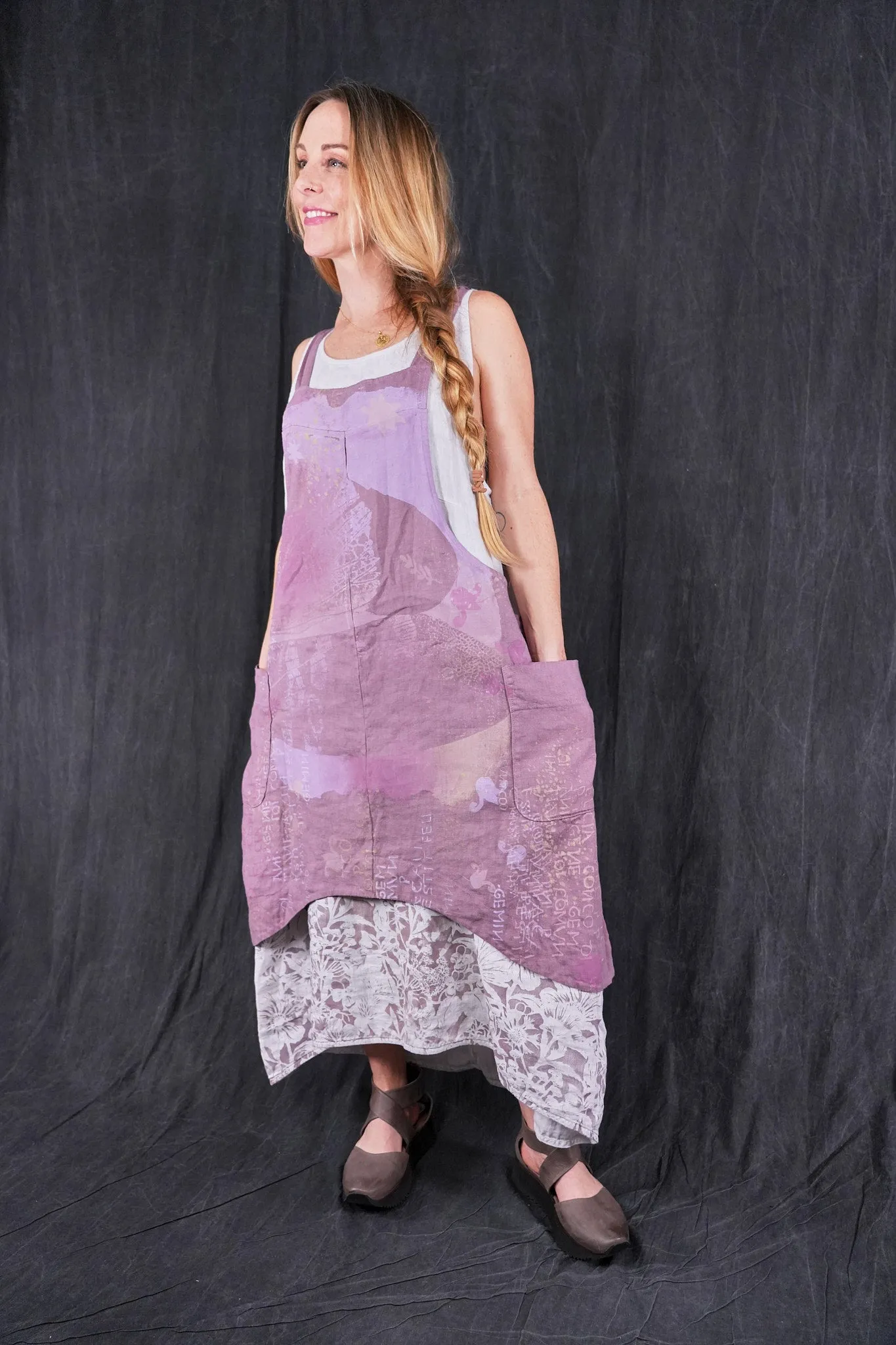 2337 Linen Sundress Fog-P