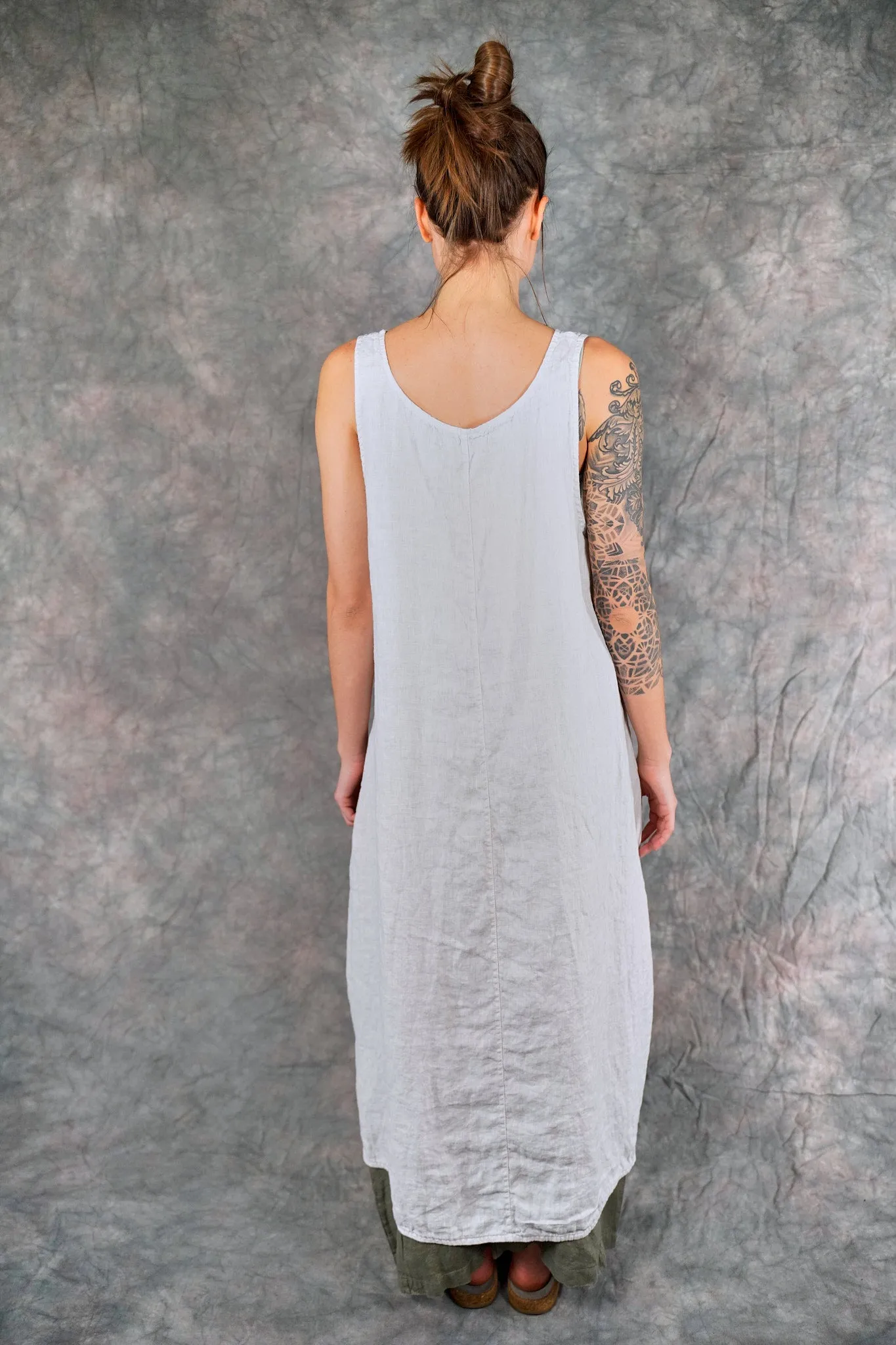 2337 Linen Sundress Fog-P