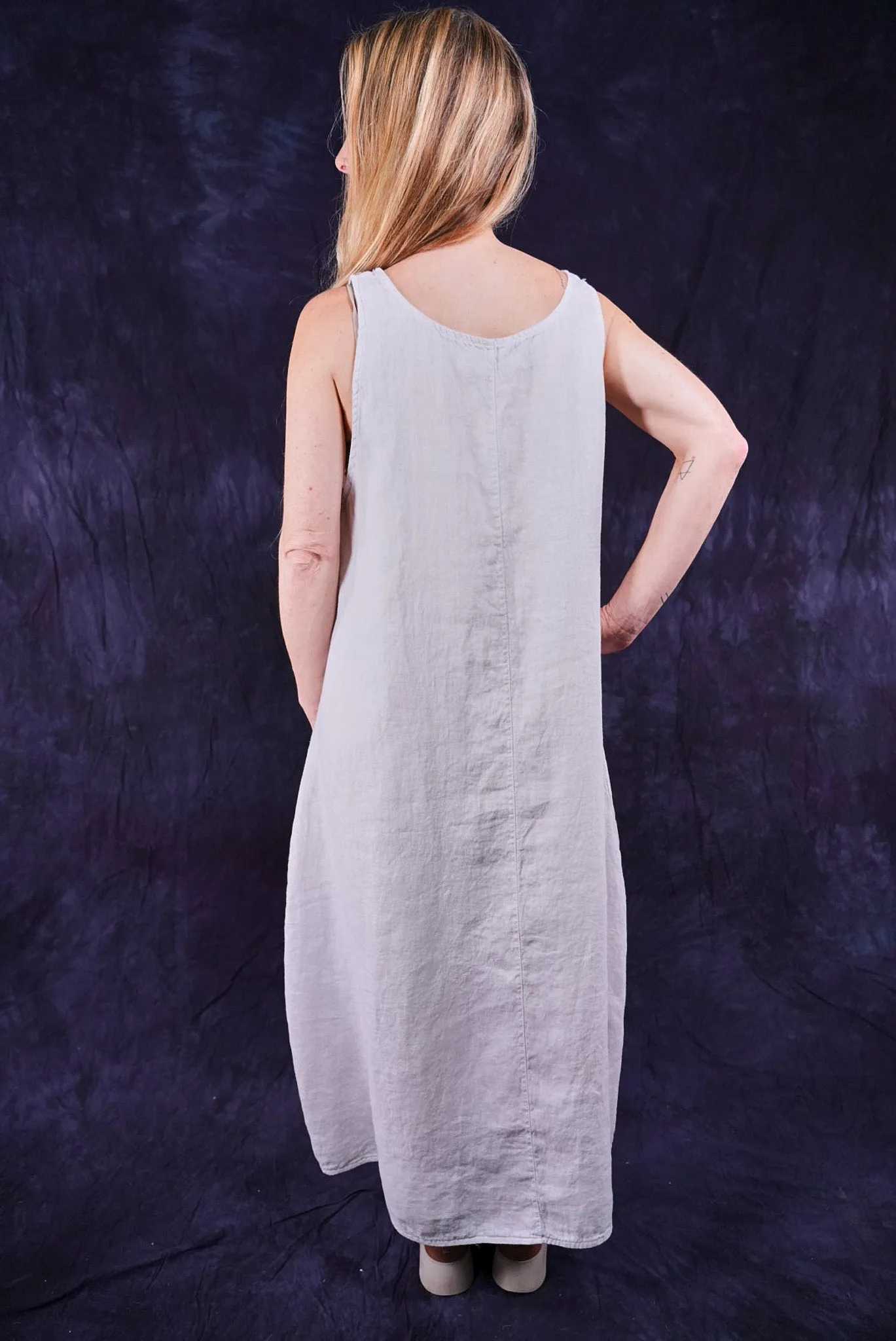2337 Linen Sundress Fog-P