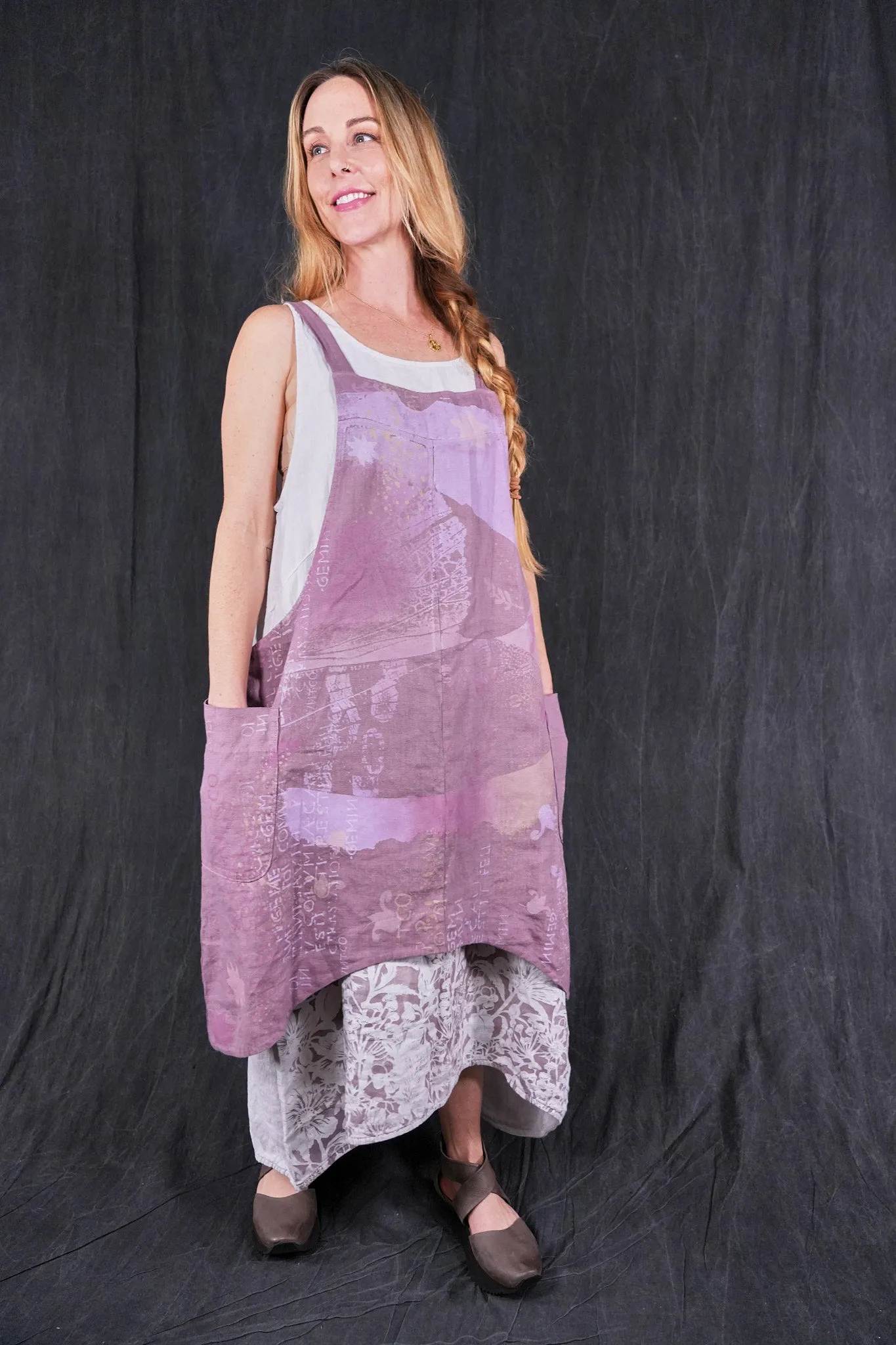 2337 Linen Sundress Fog-P