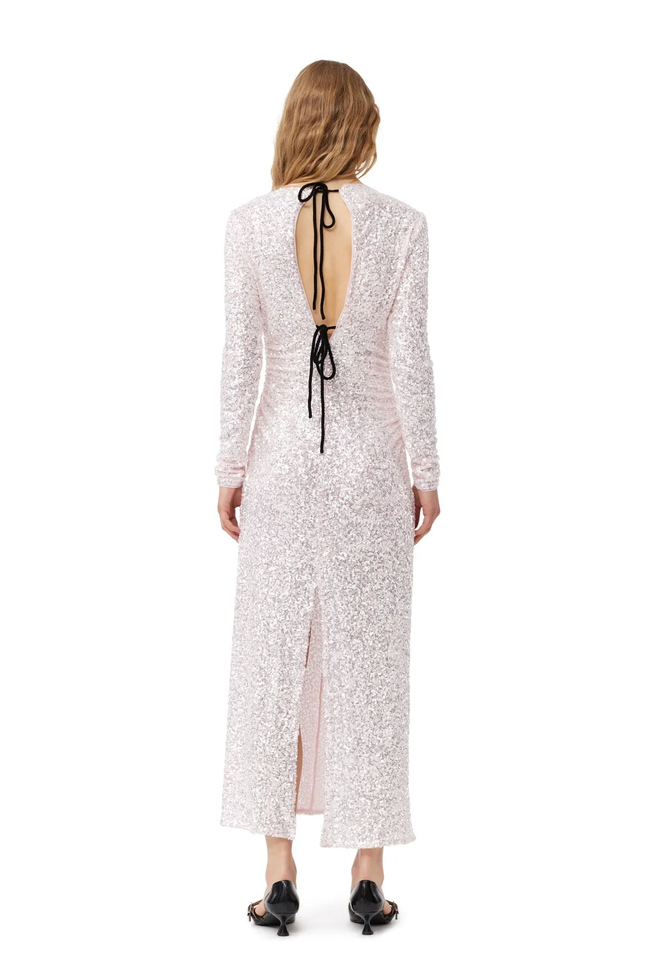 3D Sequins Maxi Dress