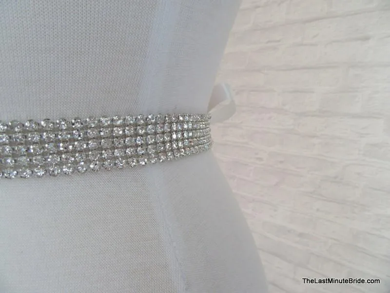 5 Row Rhinestones Belt Style: Vienna