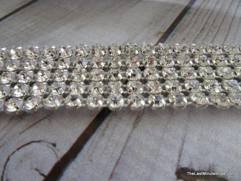 5 Row Rhinestones Belt Style: Vienna