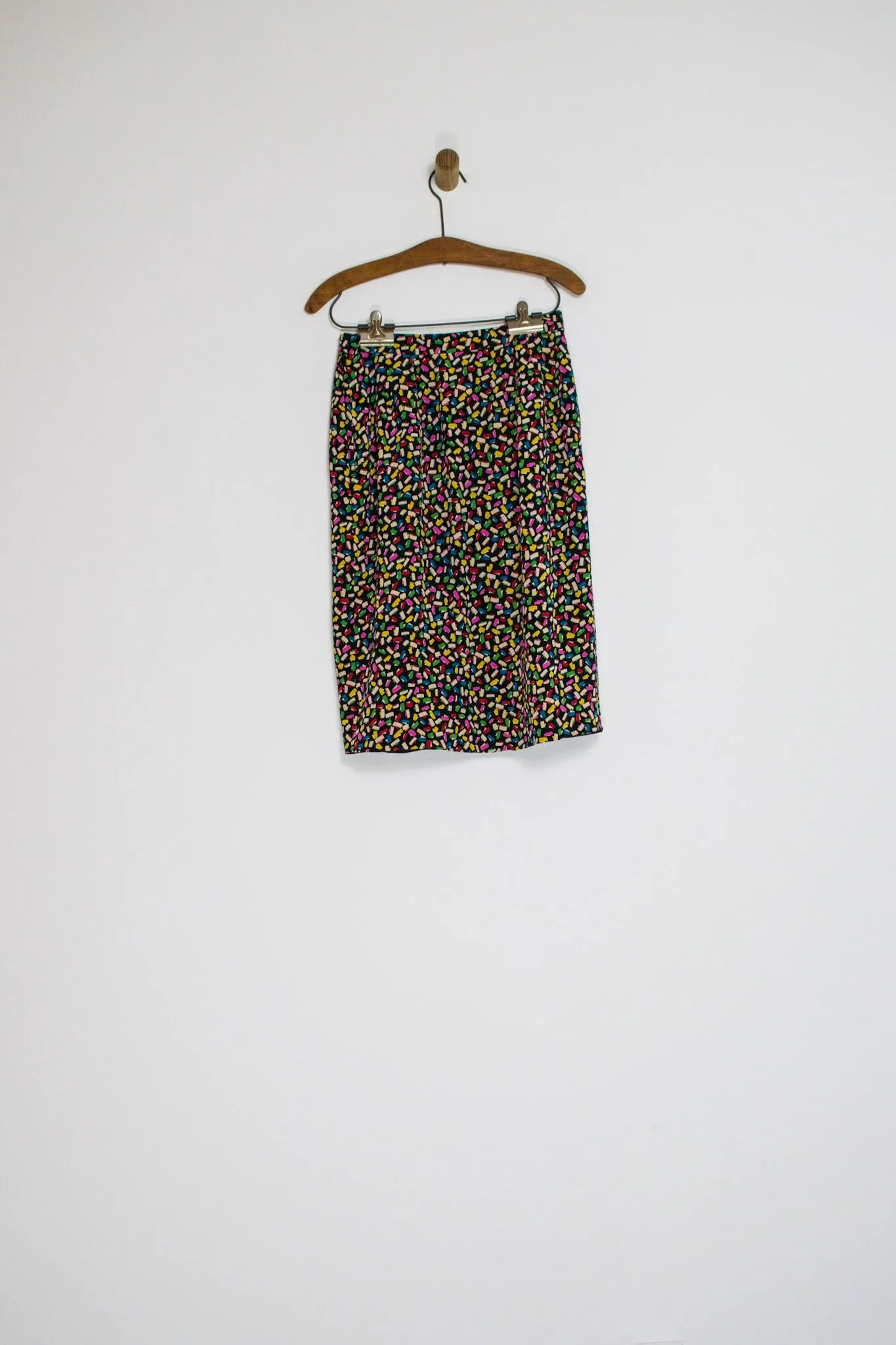 80’s ALBERT NIPON CONFETTI AND BOW SILK SET / SMALL