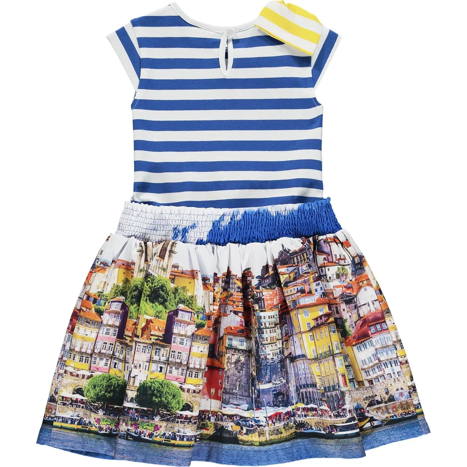 A DEE - Stripe Porto Print Dress