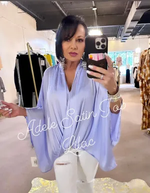 Adele Satin Top