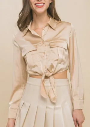 AIDA top (KHAKI)