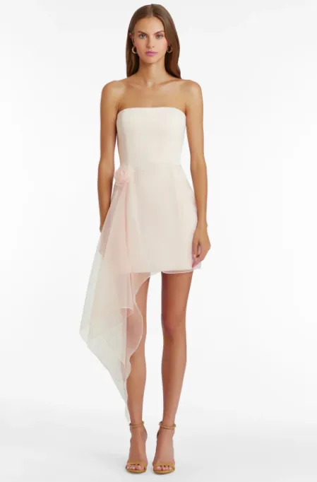 Amanda Uprichard Mandy Rose Dress - Blush