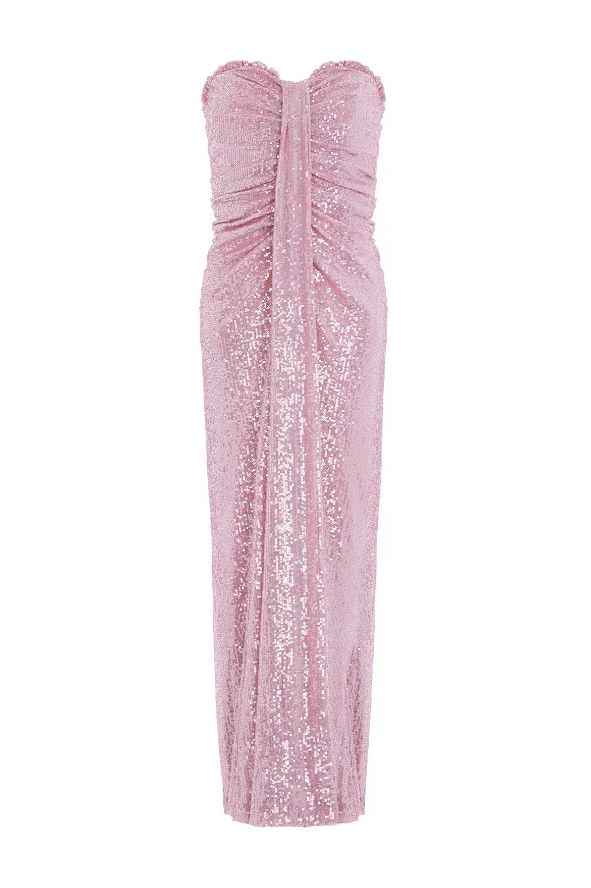 Amora Strapless Ankle Gown