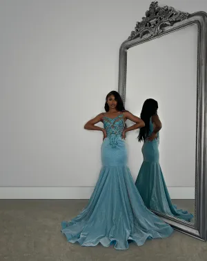 Ana Gown Sky Blue