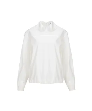 Anell Golf Scarf Wind Blouse - Ivory