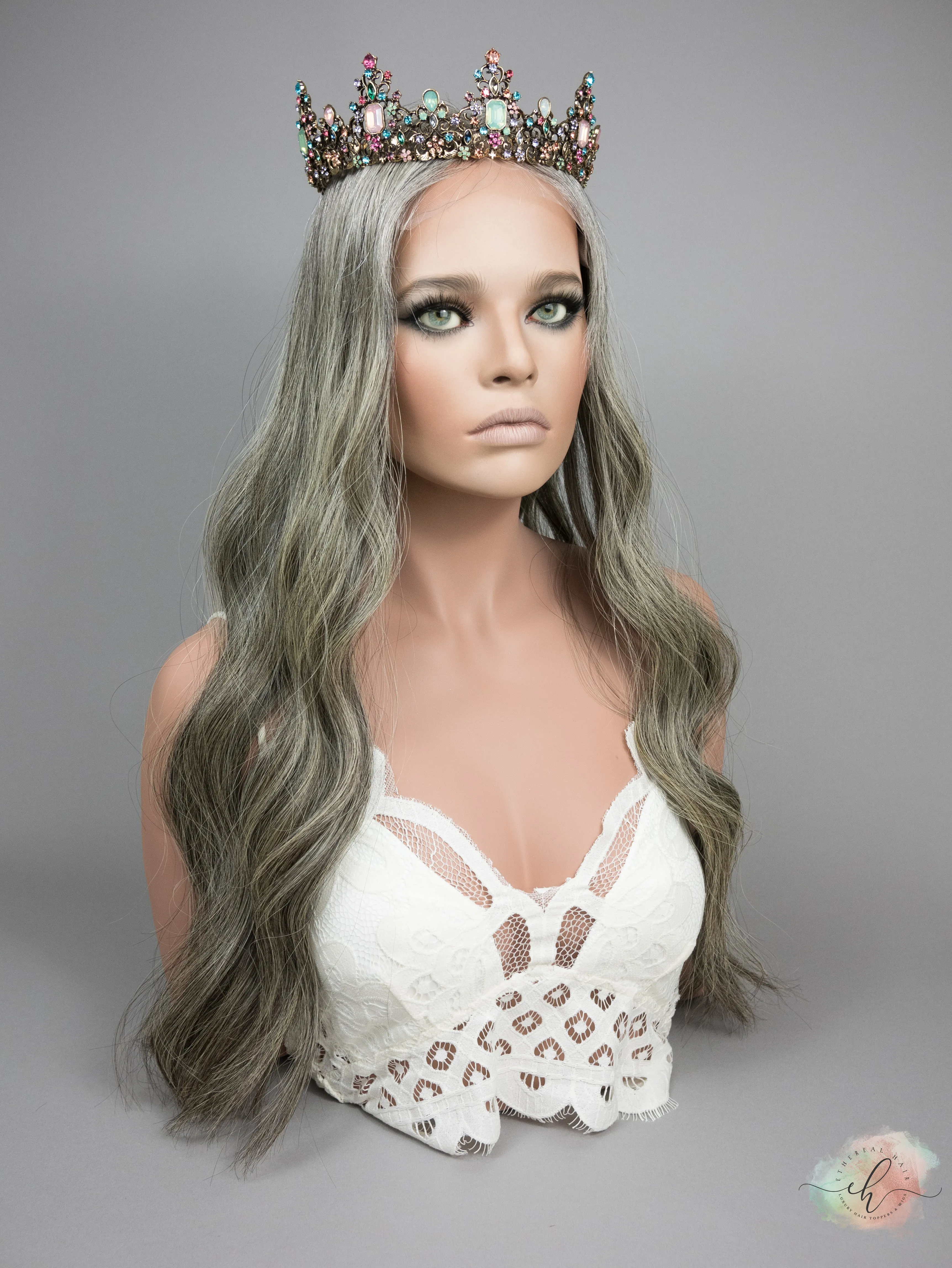 “ANGELINA" Premium Topper: Lace Top, 8x8, 26"