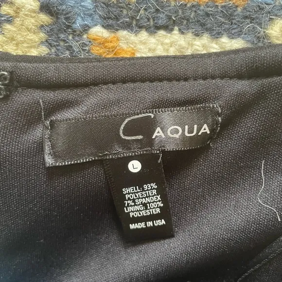 Aqua strapless‎ dress