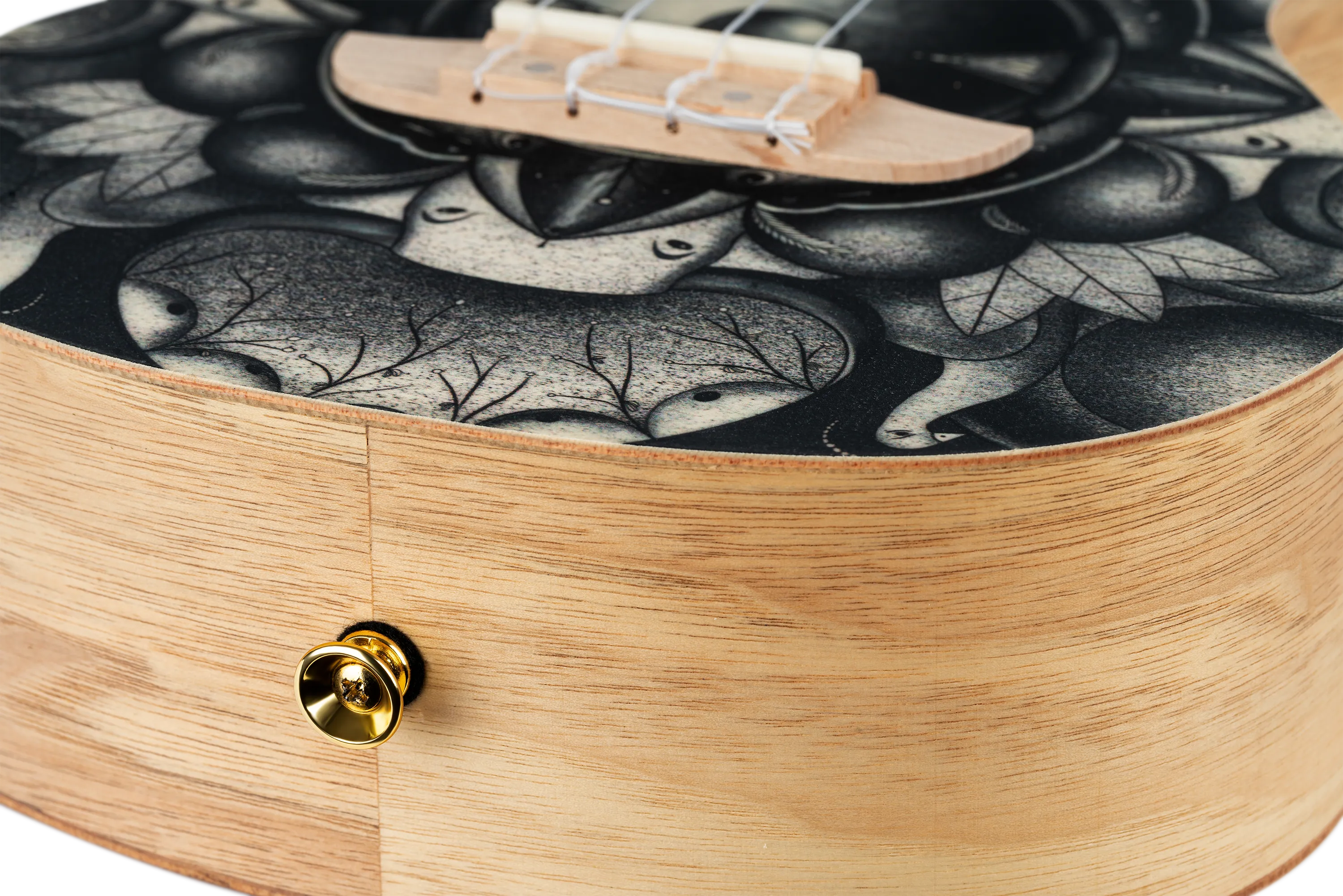 Art Series Concert Ukulele 4 String - Birds