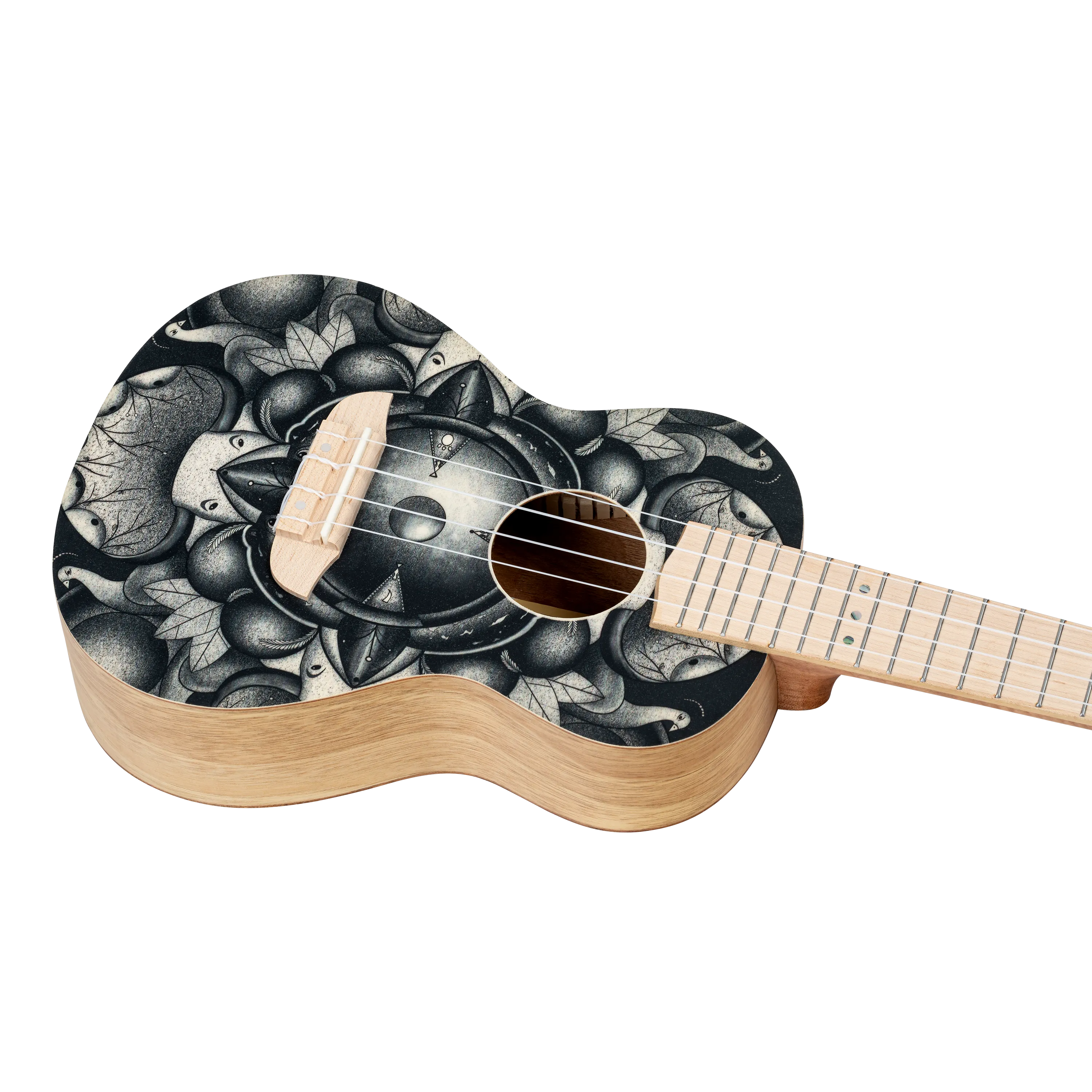 Art Series Concert Ukulele 4 String - Birds