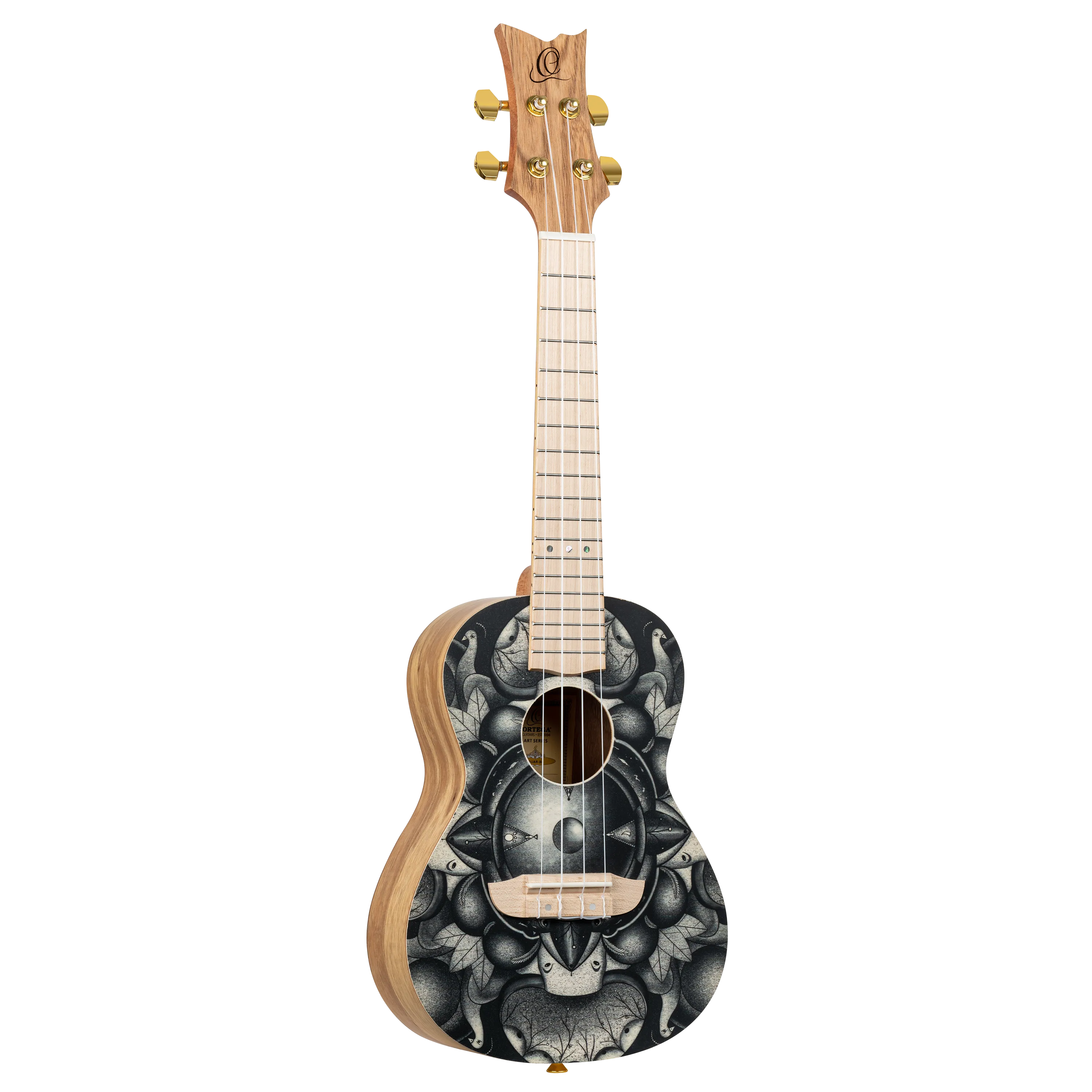 Art Series Concert Ukulele 4 String - Birds