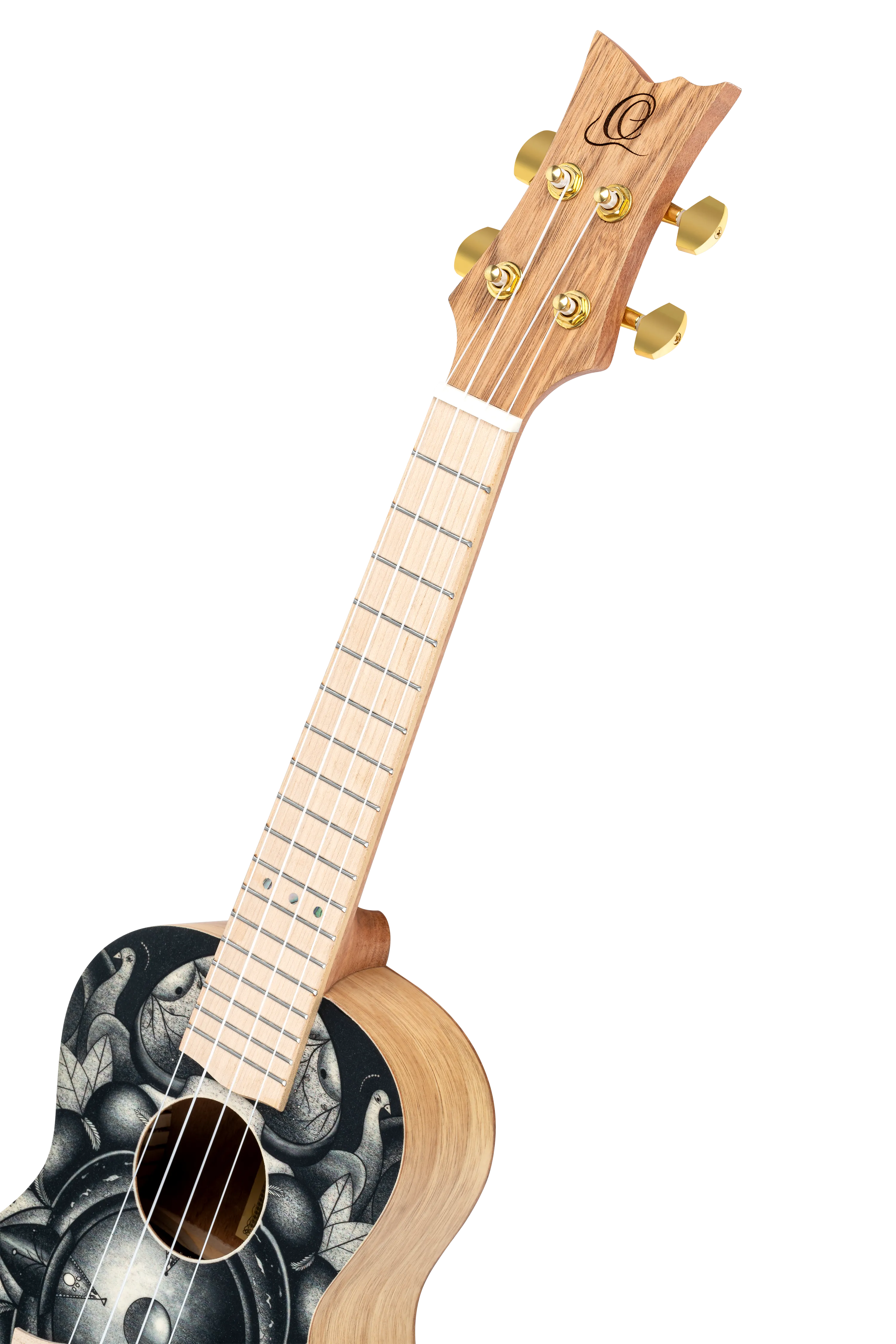 Art Series Concert Ukulele 4 String - Birds