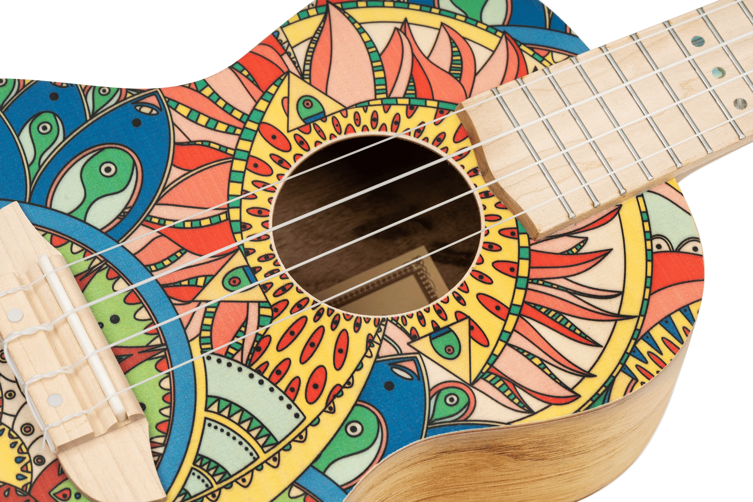 Art Series Concert Ukulele 4 String - Mystic India