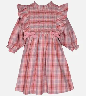 Aster Pinafore Smocked Dress