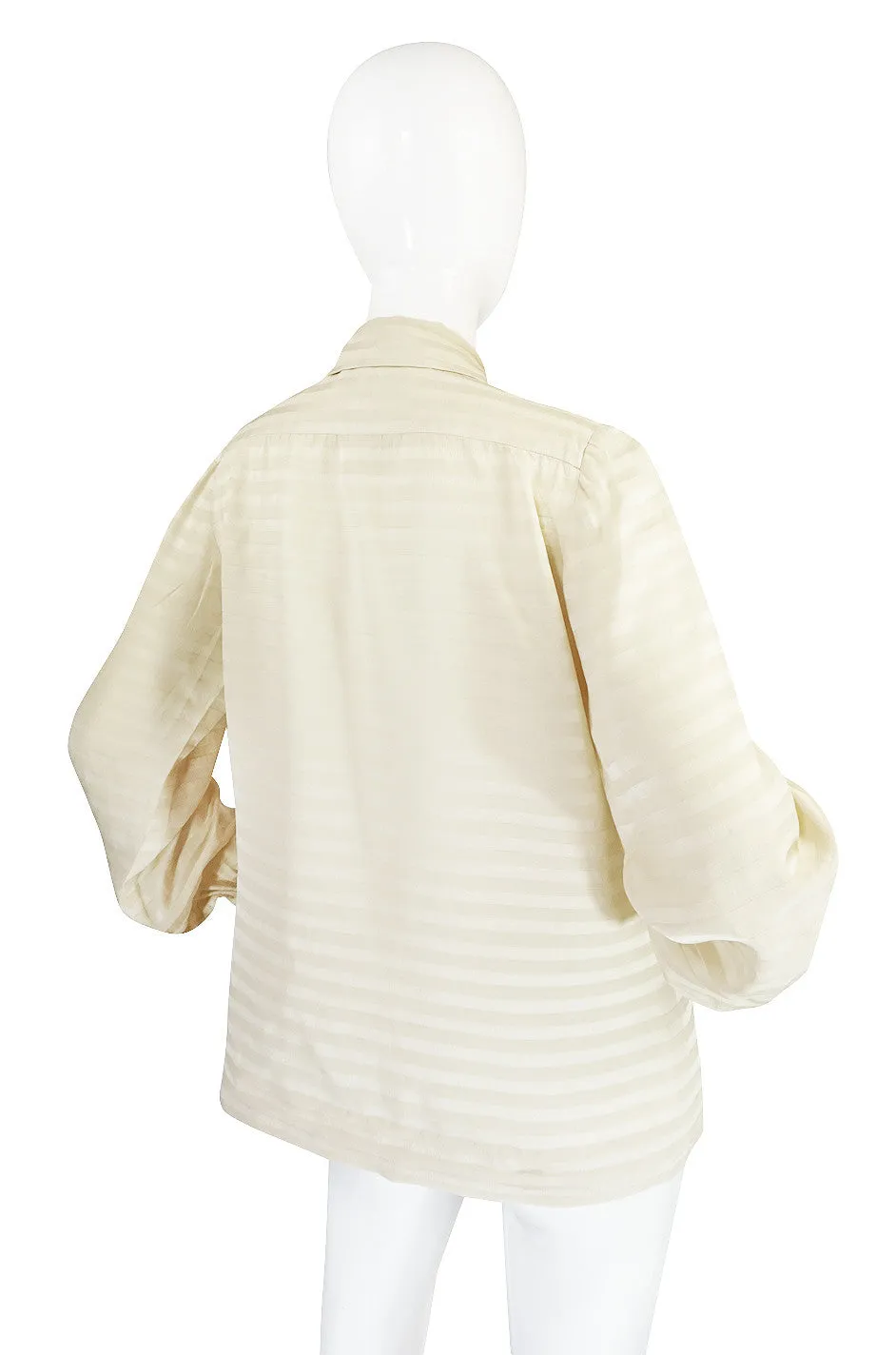 A/W 1973 Haute Couture Christian Dior Silk Top