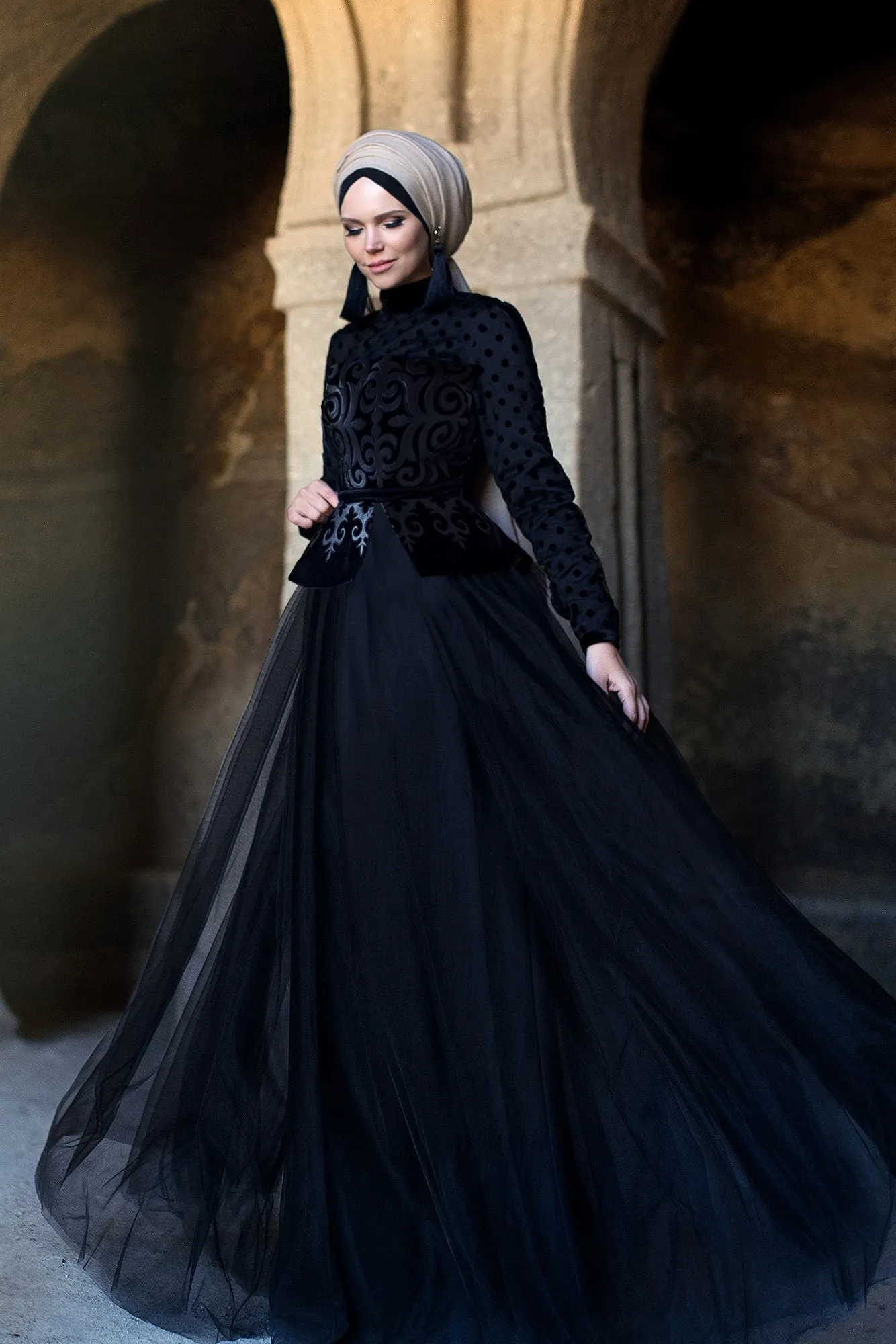 Aya Velvet Dress