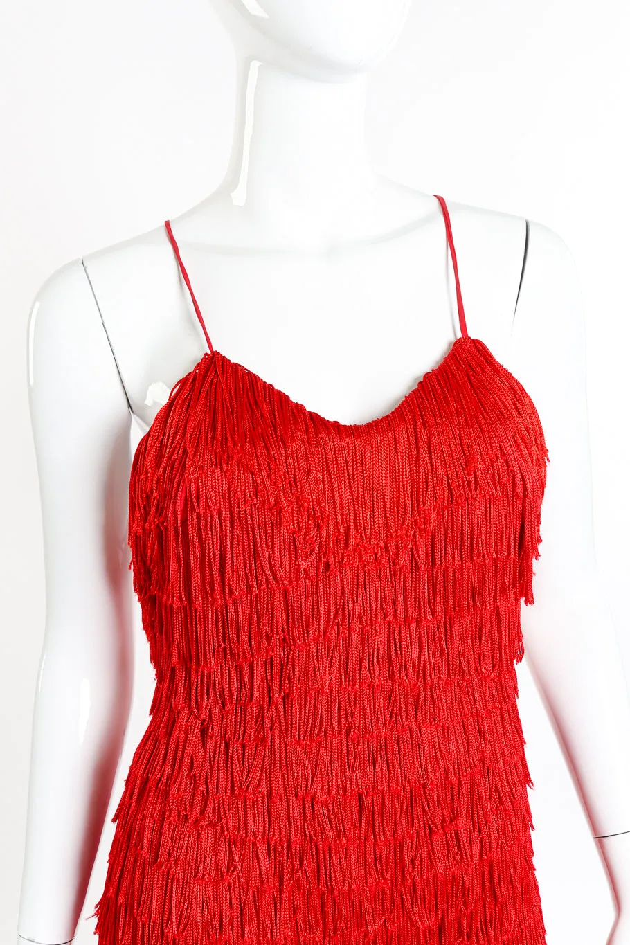 Backless Tiered Fringe Dress