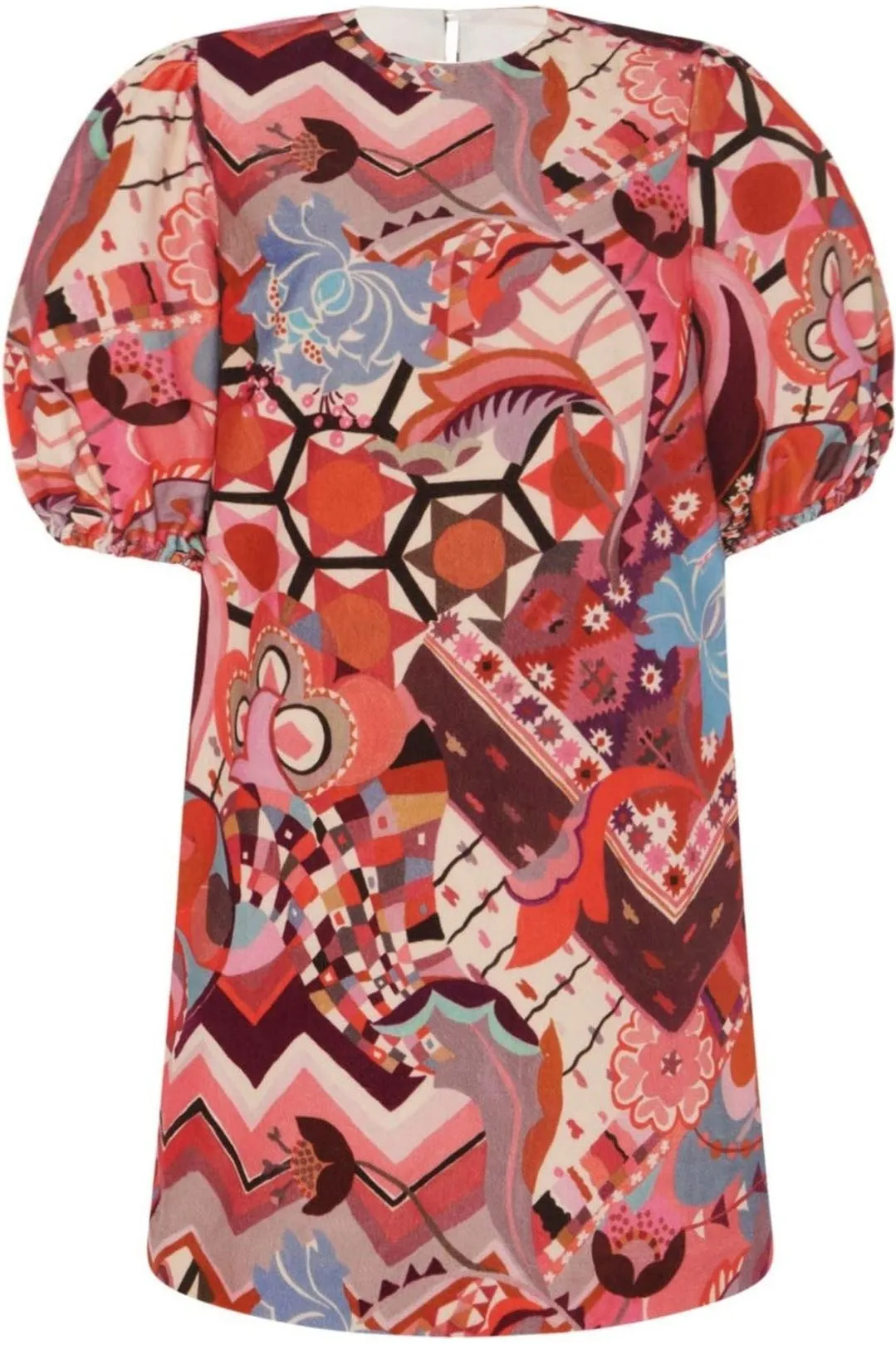 Barb Psychedelic Velvet Party Dress