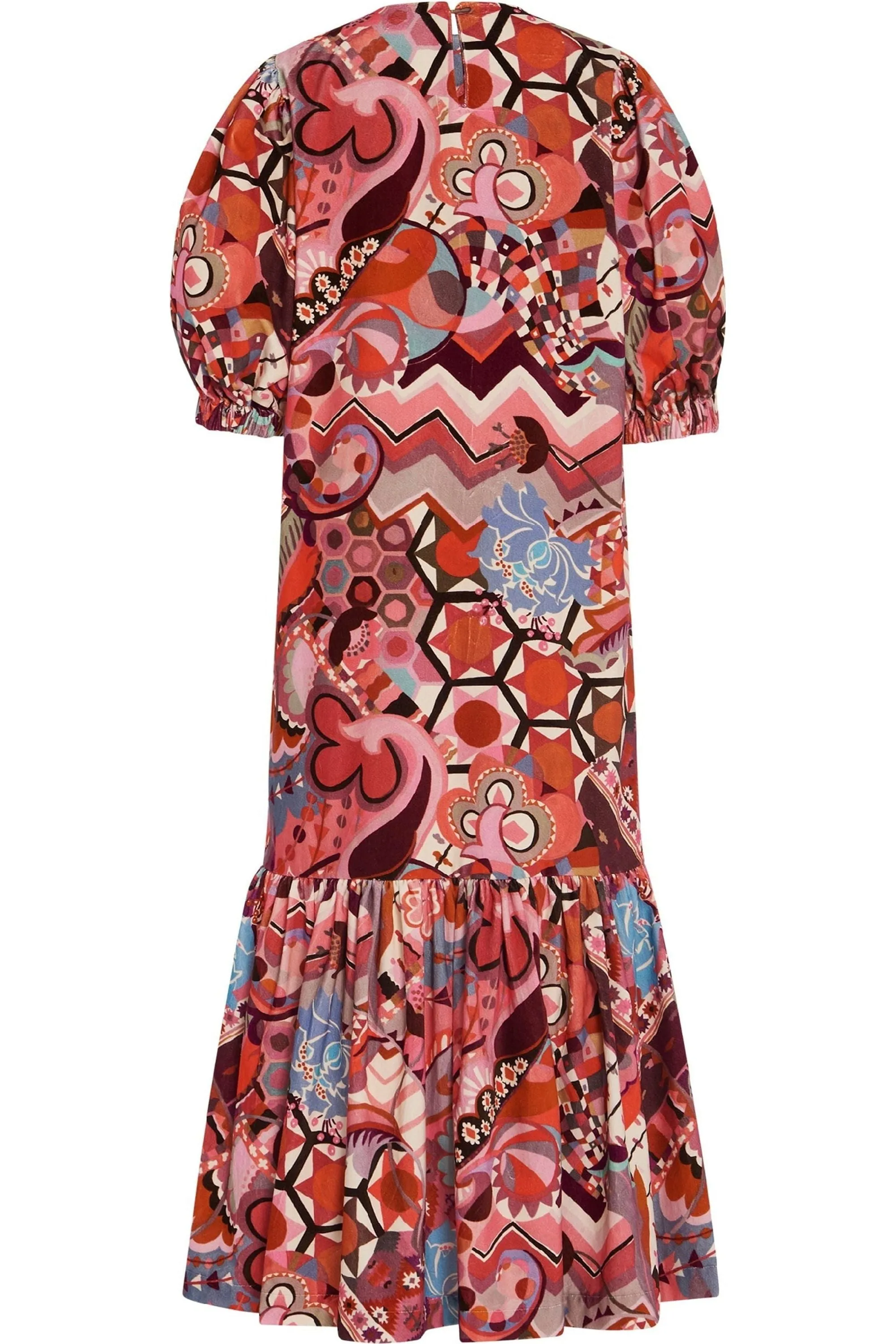 Barbara Psychedelic Velvet Dress