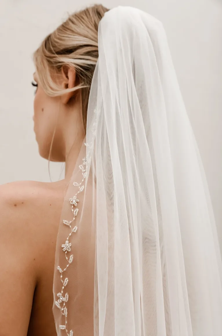 Beaded Edge Veil