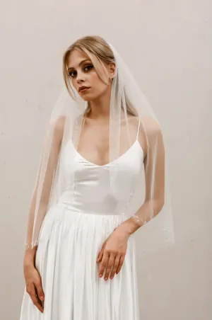 Beaded Edge Veil