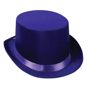 Beistle Purple Satin Deluxe Top Hat   Party Supply Decoration : General Occasion