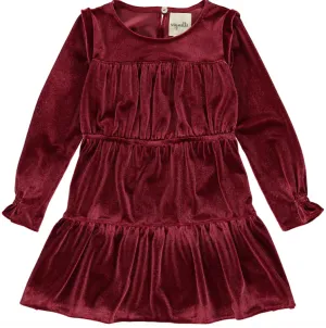 Bennett Dress Velvet Burgundy