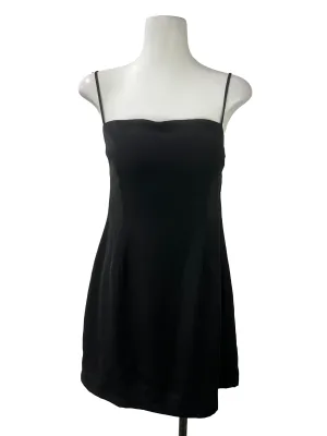 Black Backless Mini Dress