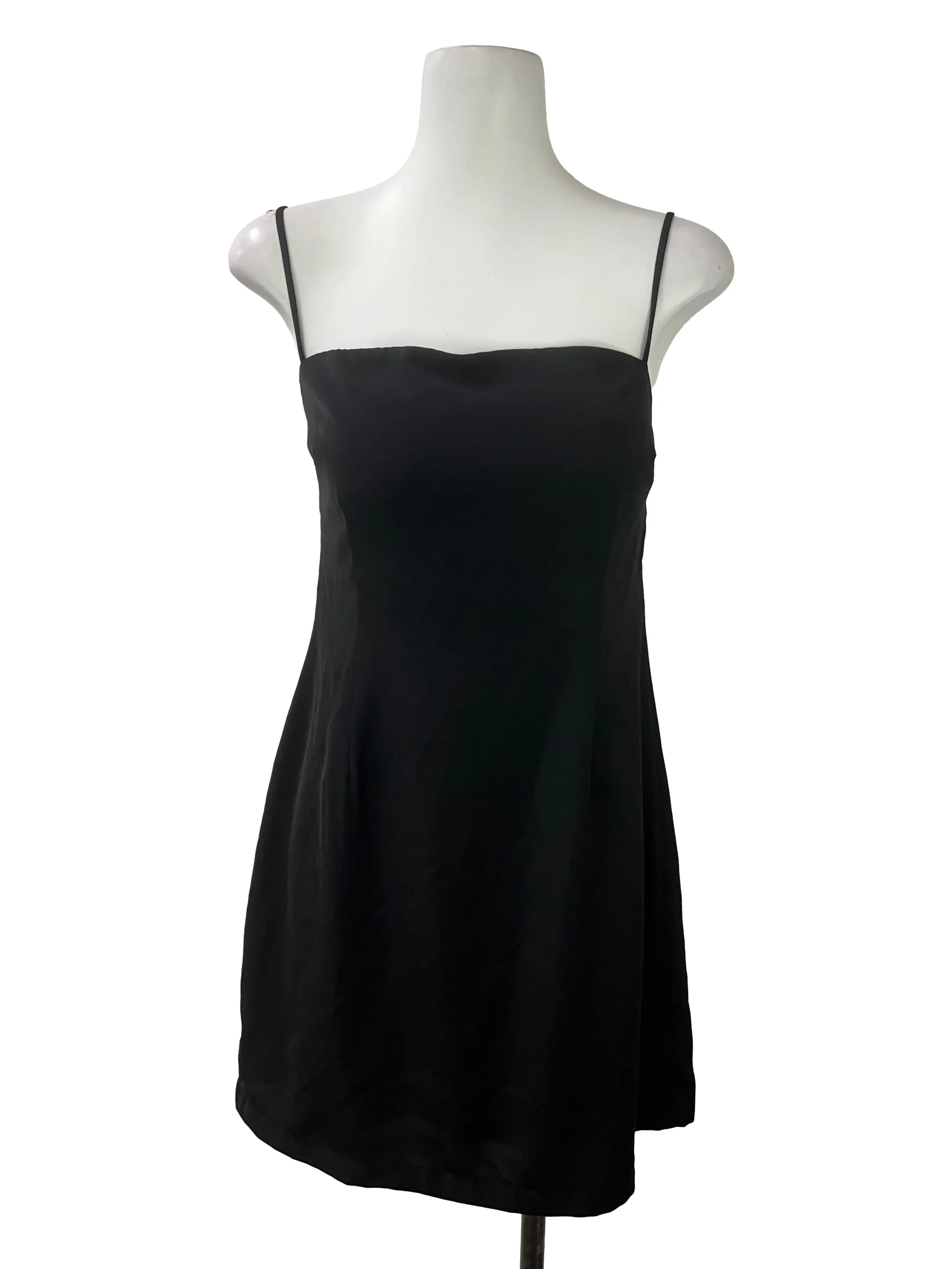 Black Backless Mini Dress