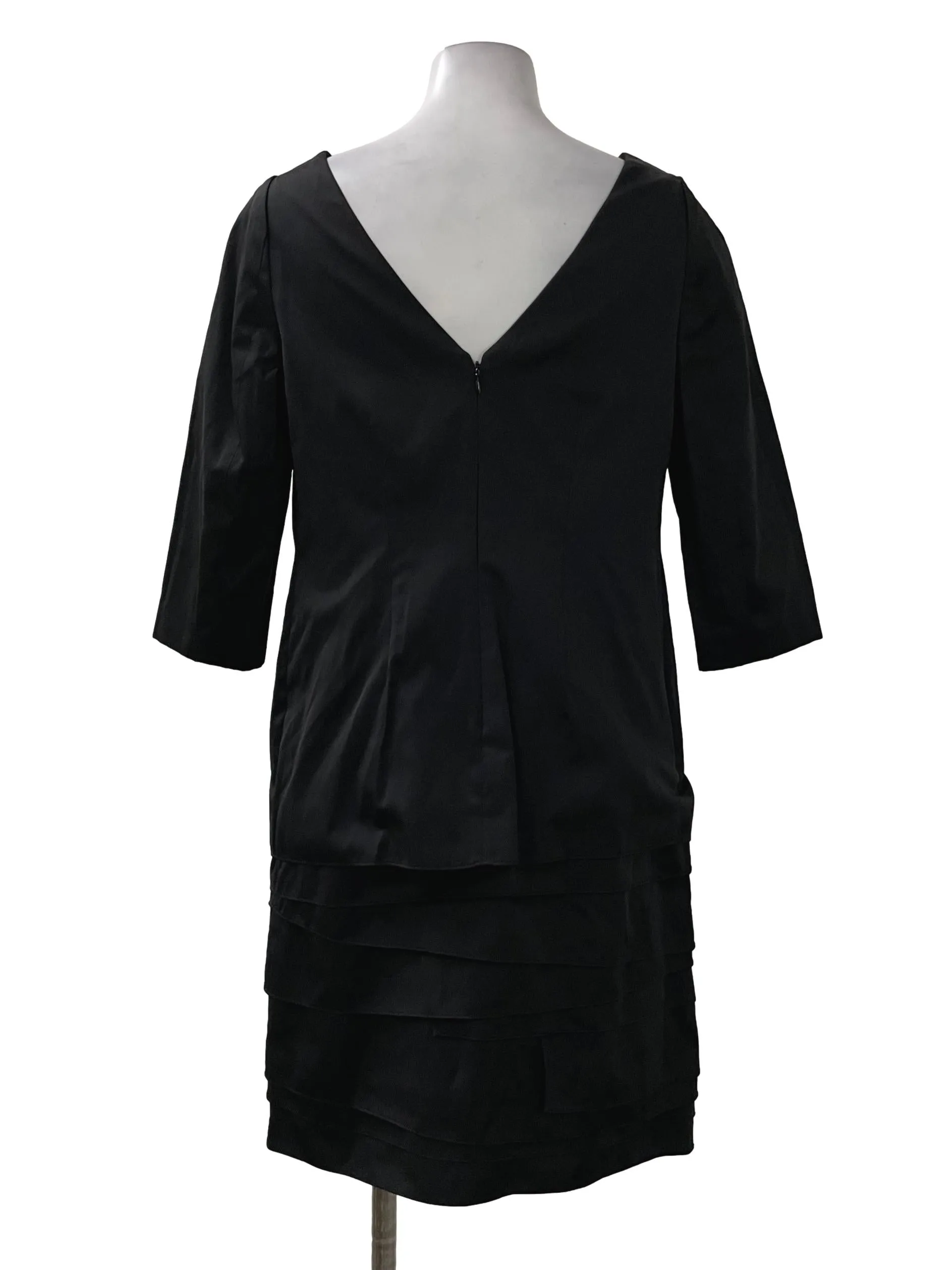 Black Low Back Dress