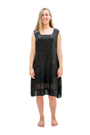 Black Sequin Dress