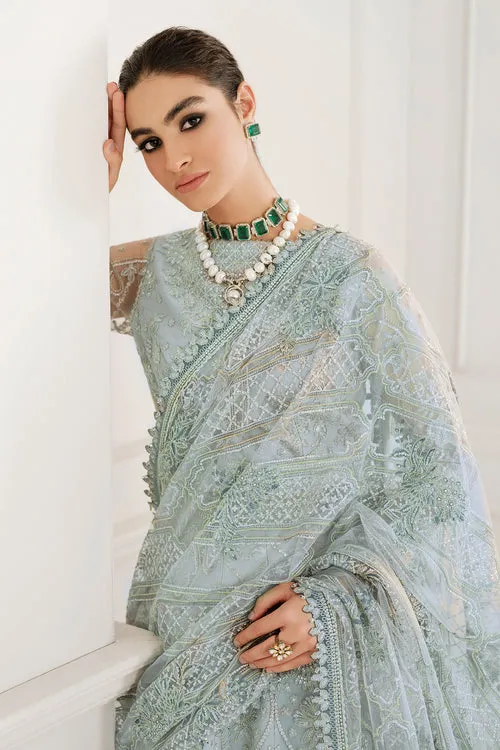 Blue Lehenga Choli and Dupatta Pakistani Party Dress