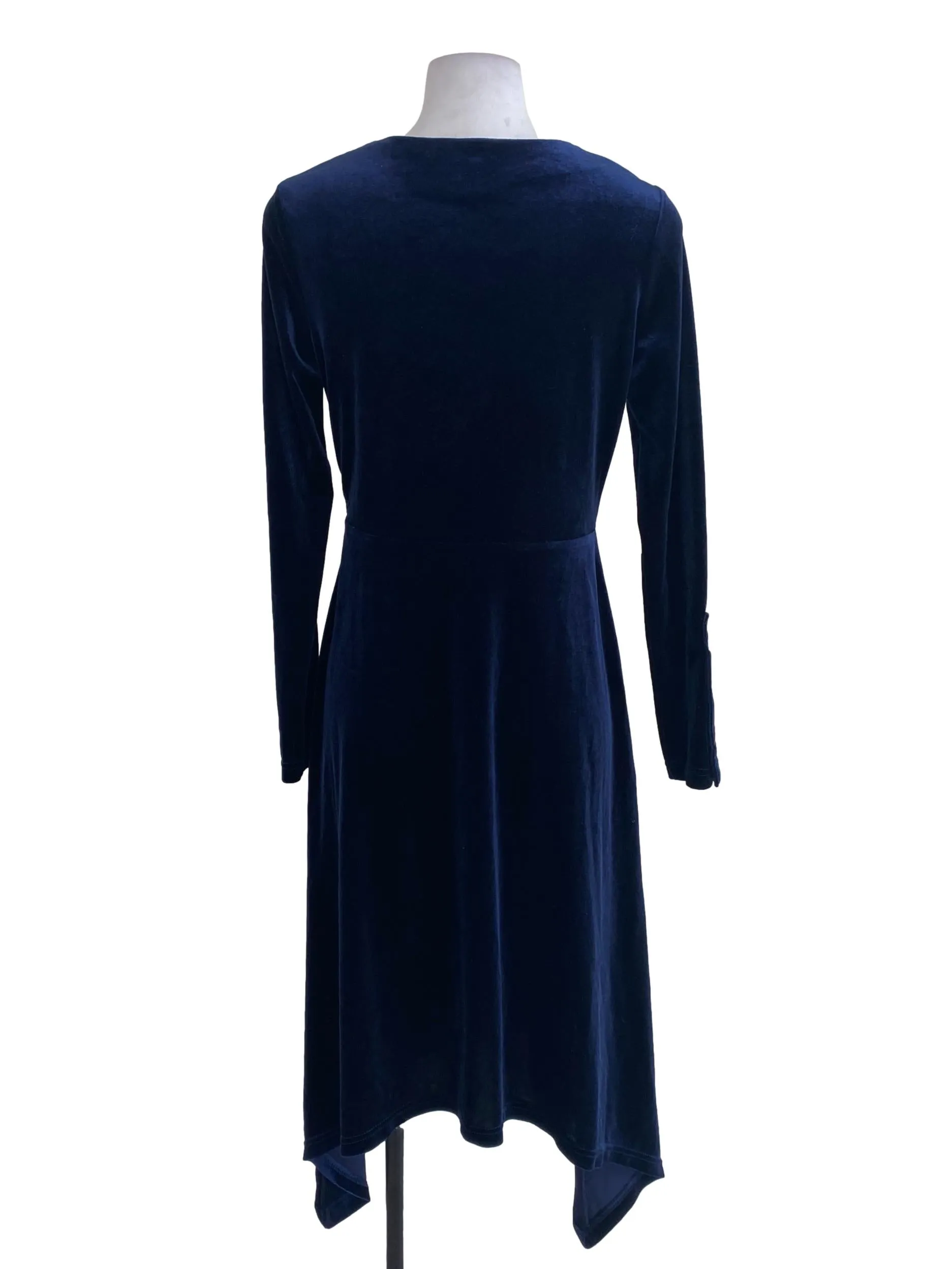 Blue Velvet Princess Dress