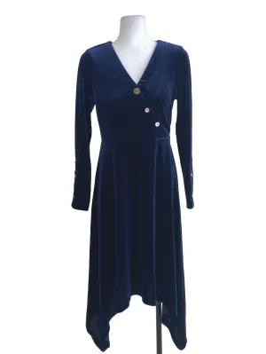 Blue Velvet Princess Dress