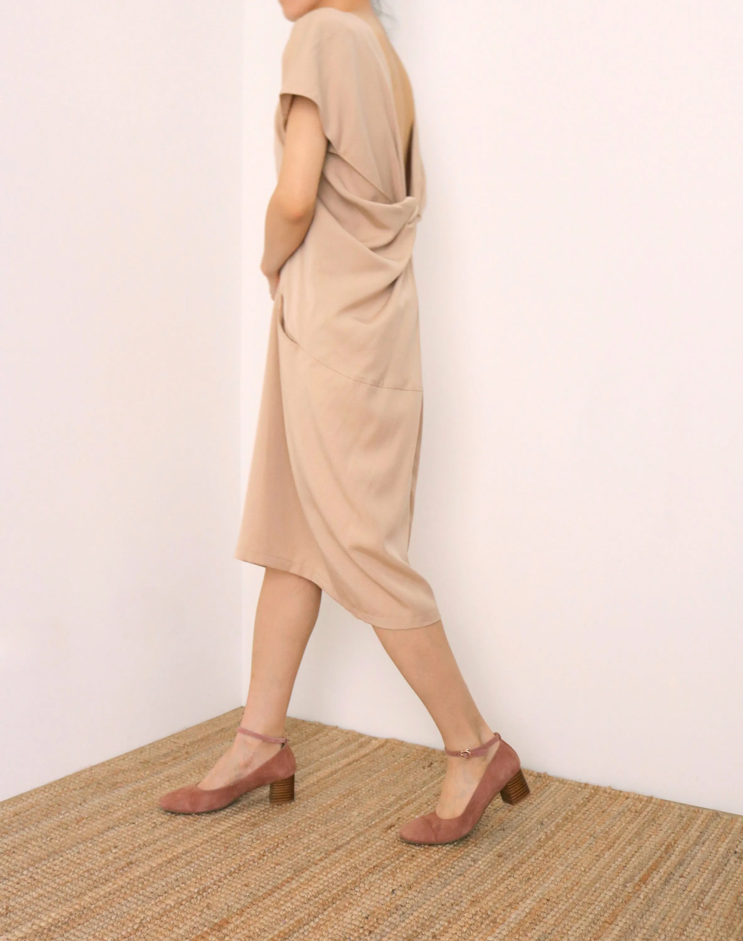 blush dress