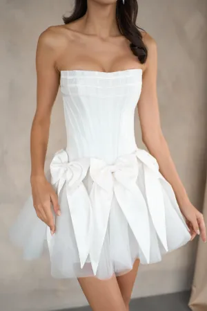 Bon bon bow mini dress