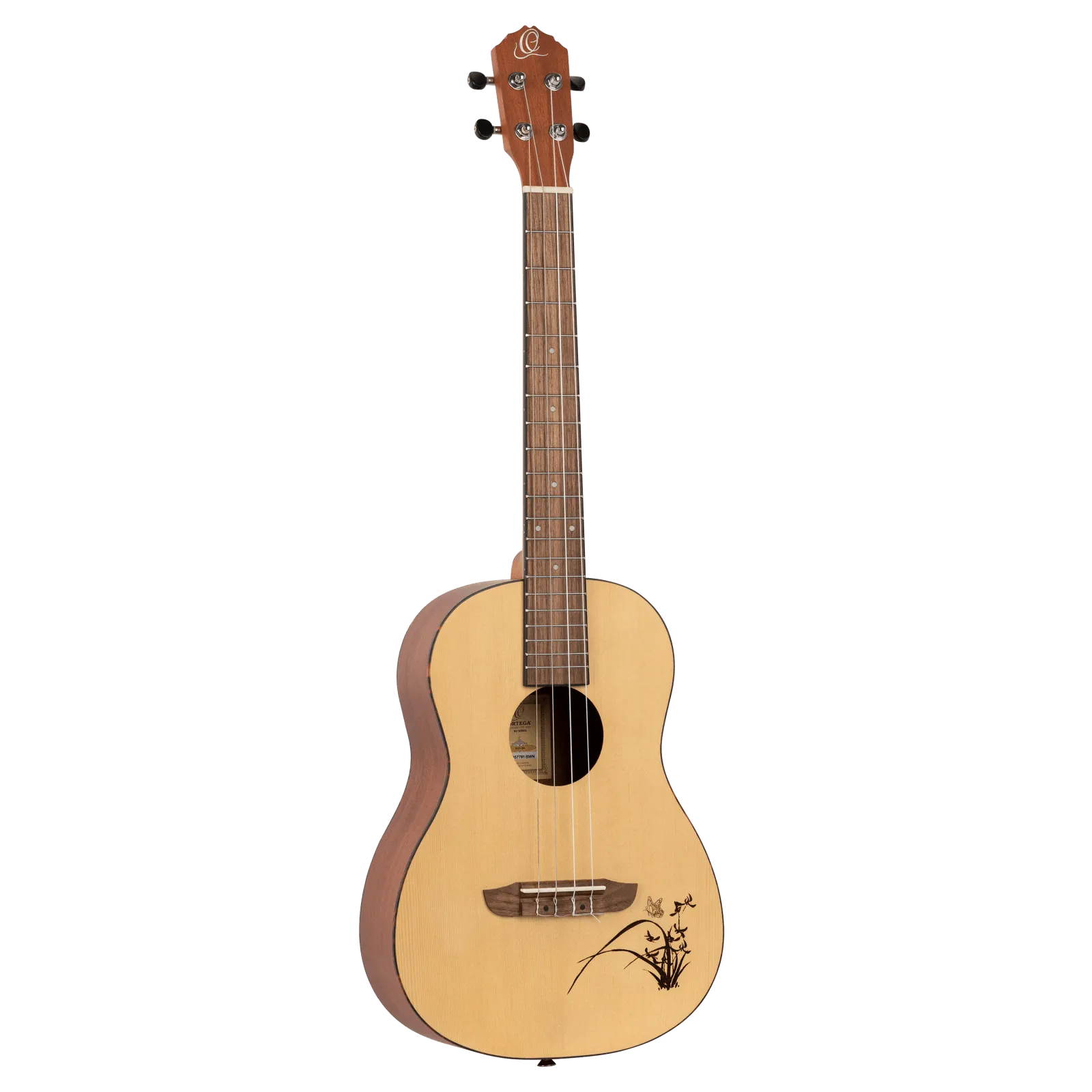 Bonfire Series Baritone Ukulele Spruce / Sapele Natural Acoustic