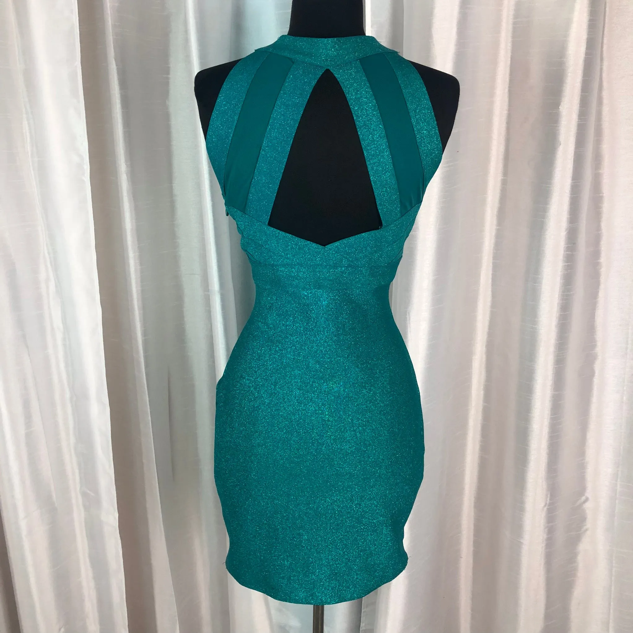 Boutique Short Form Fitting Gown Size M