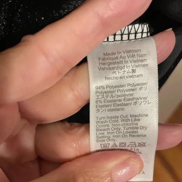 Brand New J. Crew Black Shimmering Velvet Midi Dress - Size 10