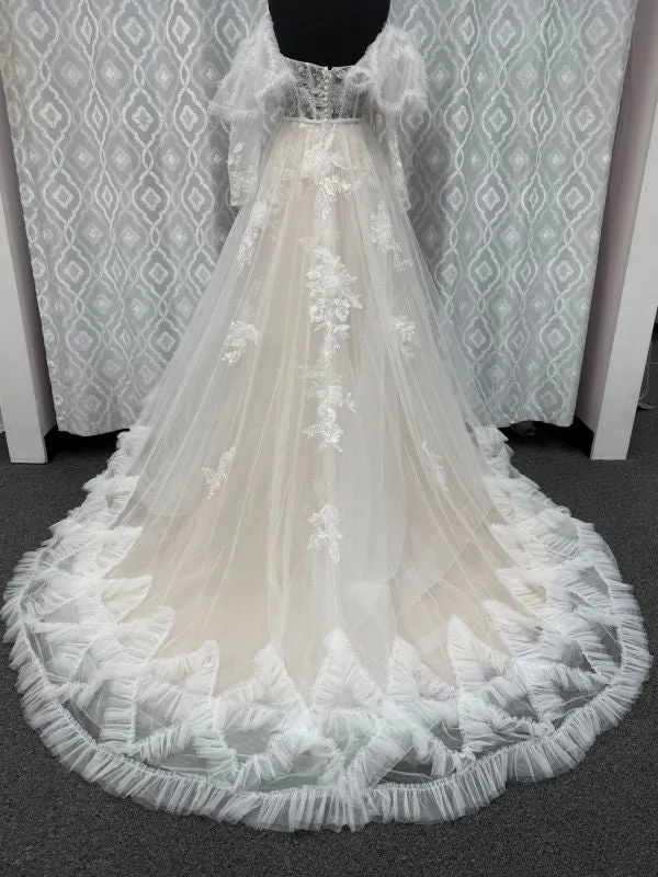 Bridal Sense Size 8 6194NU Ivory/Nude Gown