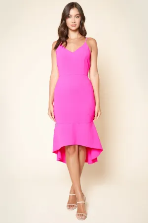 Brylen High-low Pink Dress