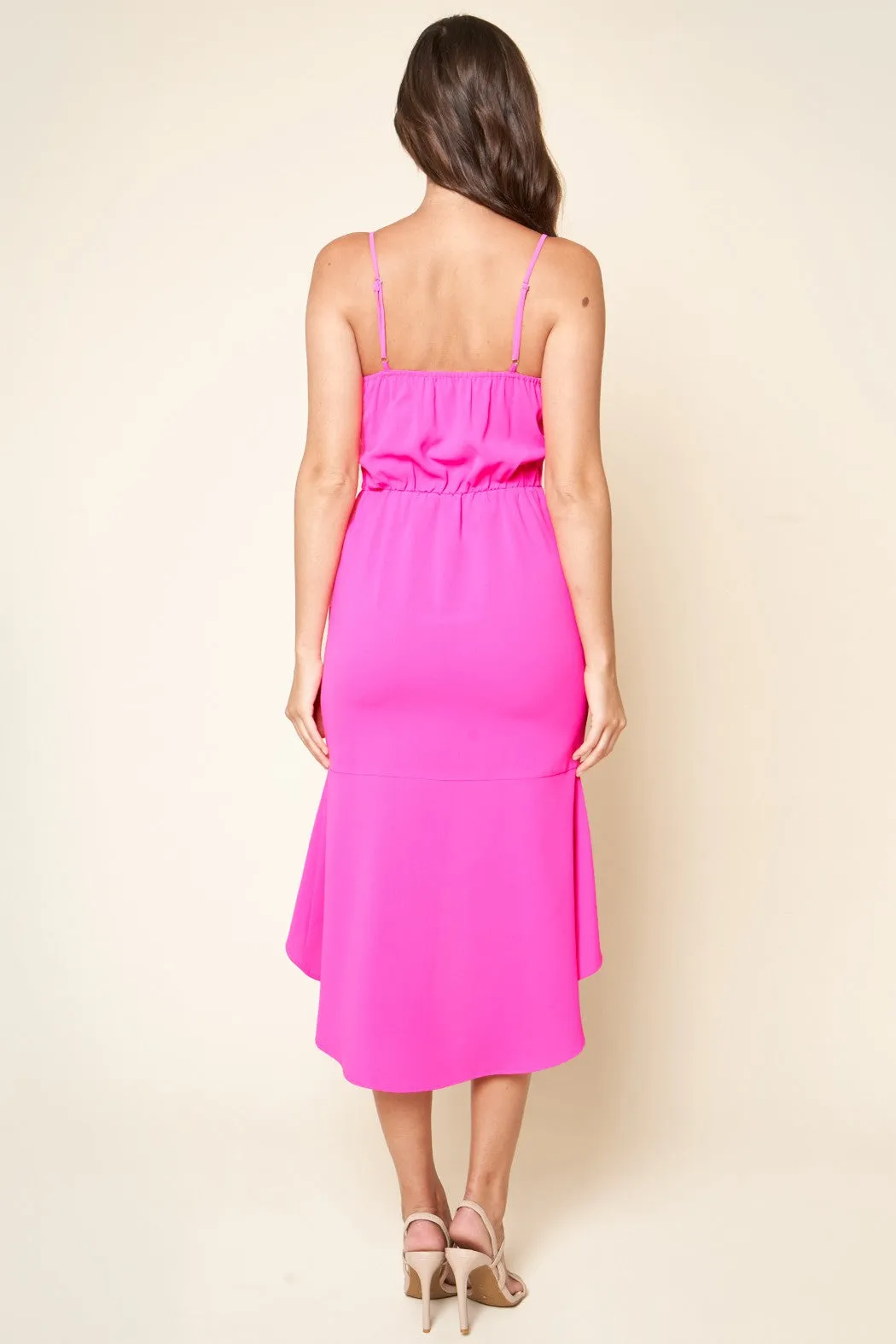 Brylen High-low Pink Dress